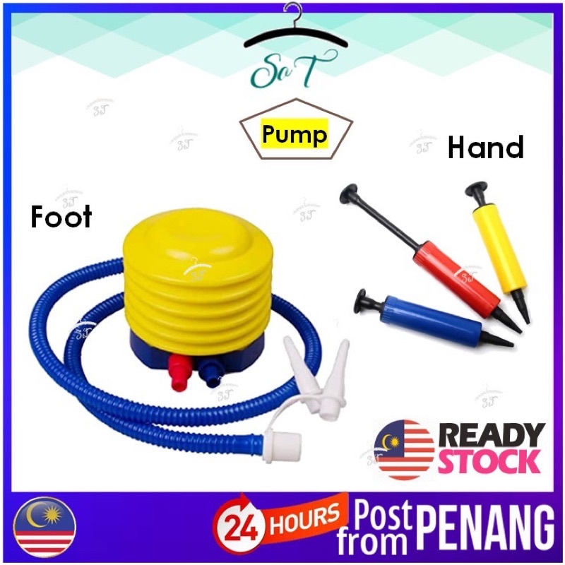 B5 🇲🇾 PENANG READY STOCK Inflatable Foot Air Pumps For Swimming Pool