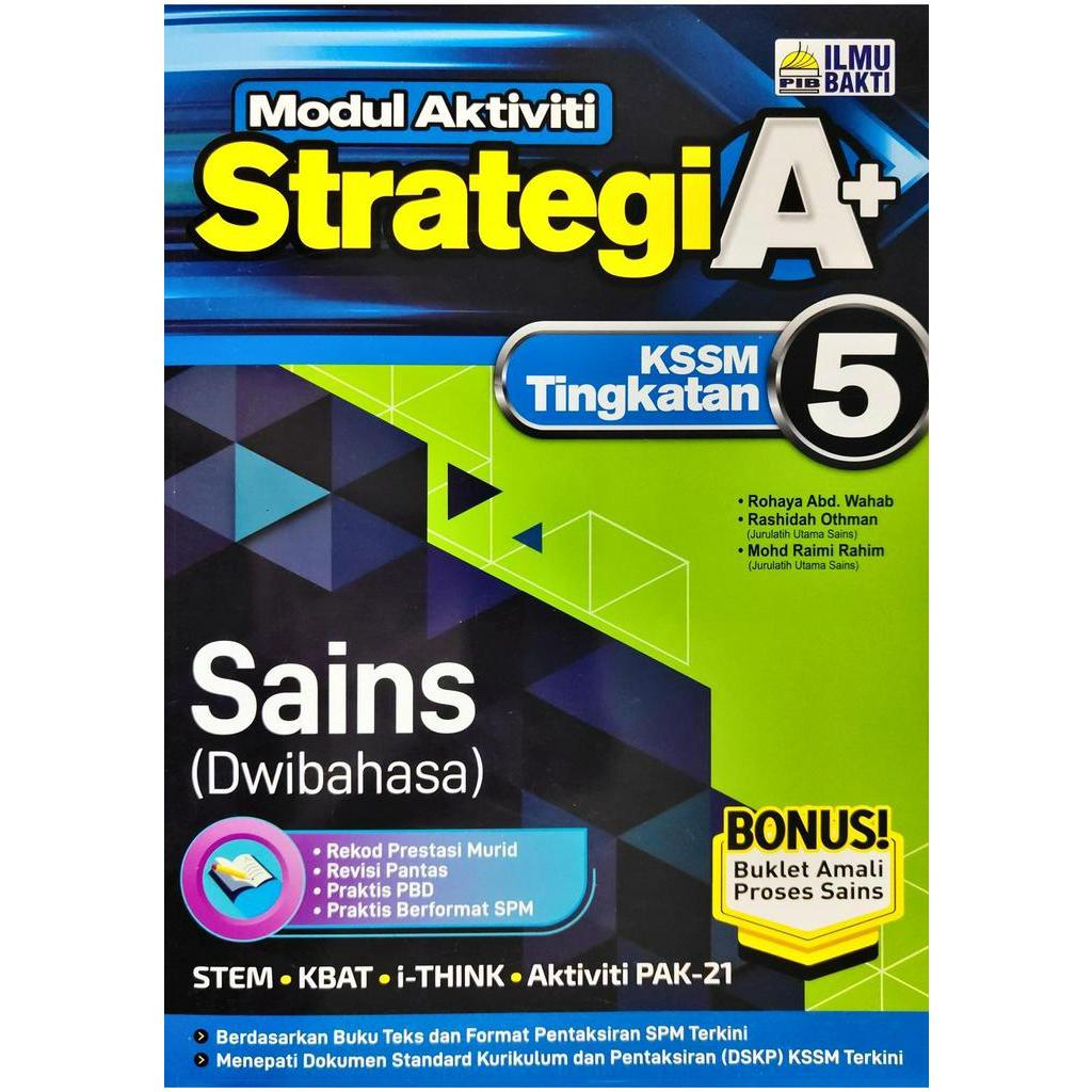 Buku Latihan : Modul Aktiviti Strategi A+ Tingkatan 5 Edisi 2024 - B ...