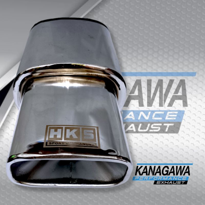 Hks Car Racing Exhaust Box Chrome Bass Cool Round Soft | Shopee Malaysia