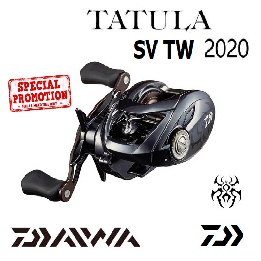 Moulinet Baitcast Daiwa Tatula SV TW 103SHL - Ratio 7.1:1, Main Gauche, D'occasion Japon
