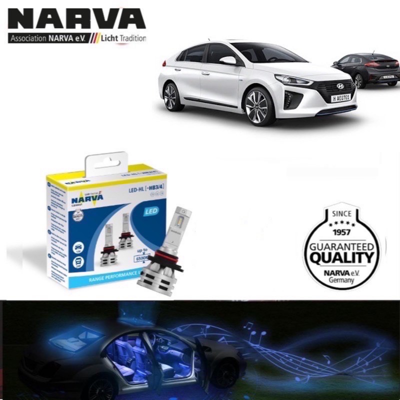Narva Range Performance LED H7 Headlight Bulb for Hyundai Ioniq (AE ...