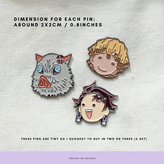 Demon Slayer: Kimetsu No Yaiba Enamel Pin Pick 3 Designs