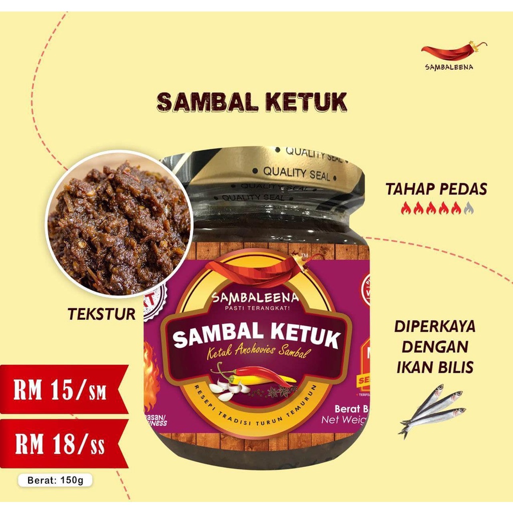 Sambaleena Sambal Ijo Sambal Penyet Sambal Itam Sambal Ketuk