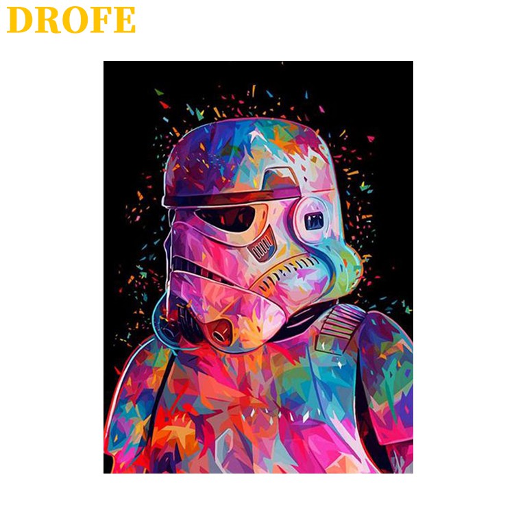 DROFE Star Wars Collection Painting By Numbers Without Frame Wall Art