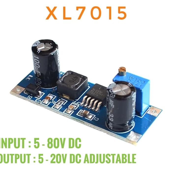 Xl7015 High Voltage DC-DC Step Down Adjustable Stepdown Module | Shopee ...