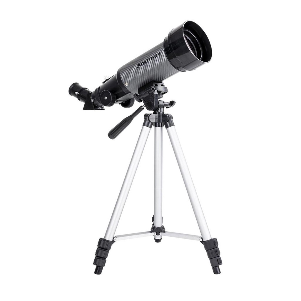 Celestron TravelScope 70 Teleskop 70/400 Reiseteleskop Mit Aluminium Stativ Und Rucksack Fuer Natur Und Himmelsbeobachtungen