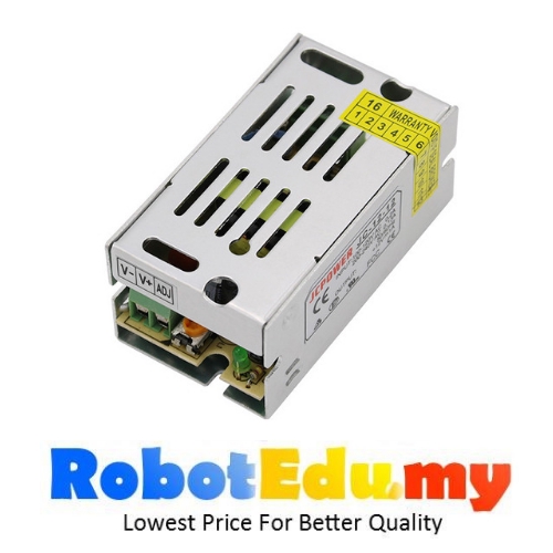 [PSU]AC to DC 12W 12V 1A CCTV Alarm LED Strip Switching Power Supply Adapter JC-12-12 S-12-12