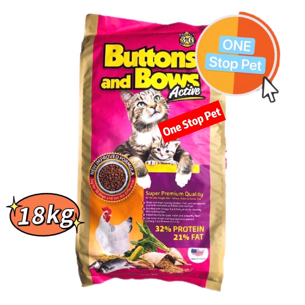 Buttons and 2024 bows cat food