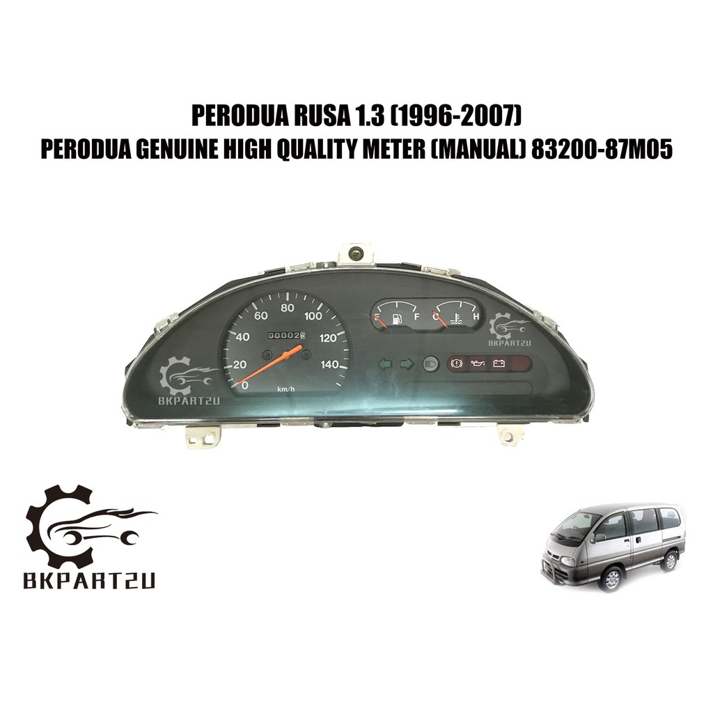 PERODUA RUSA 1.3 (1996-2007) SPEEDOMETER METER KERETA MADE BY GENUINE ...