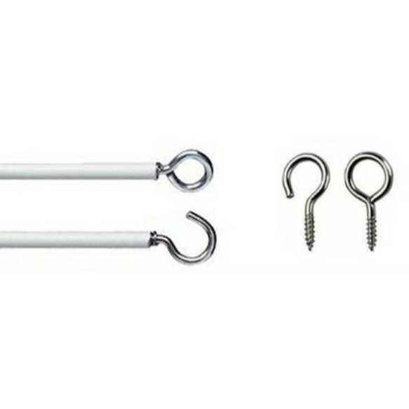 (1pcs) HOOK SCREW / Skrew Kayu/ Skrew Langsir / Screw Hook Eye For ...