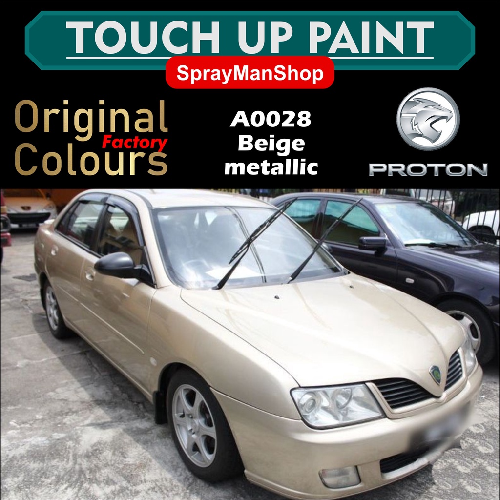 Proton Waja Spray Paint For Touch Up All Original Factory Colours 400ml ...