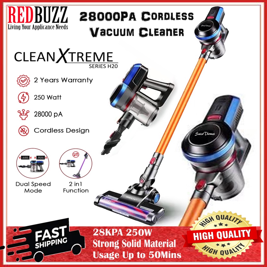 REDBUZZ Handheld Cordless Vacuum Cleaner CleanXtreme Series H20 250W