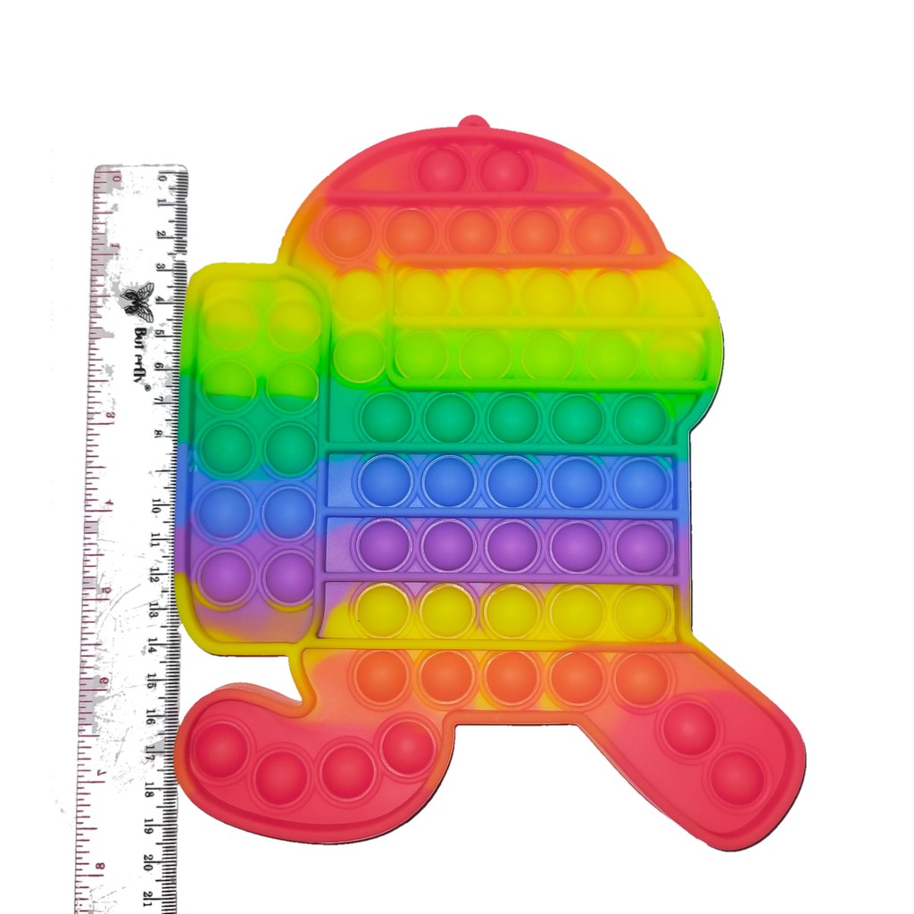 Children's Popit Toys Rainbow Pop It Rainbow Box Love Popits Fidget ...