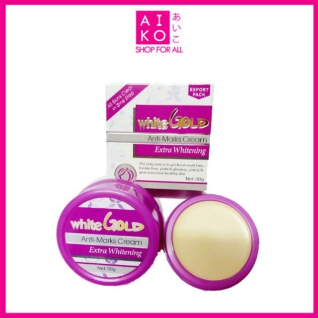 Aiko White Gold Anti Marks Cream Shopee Malaysia