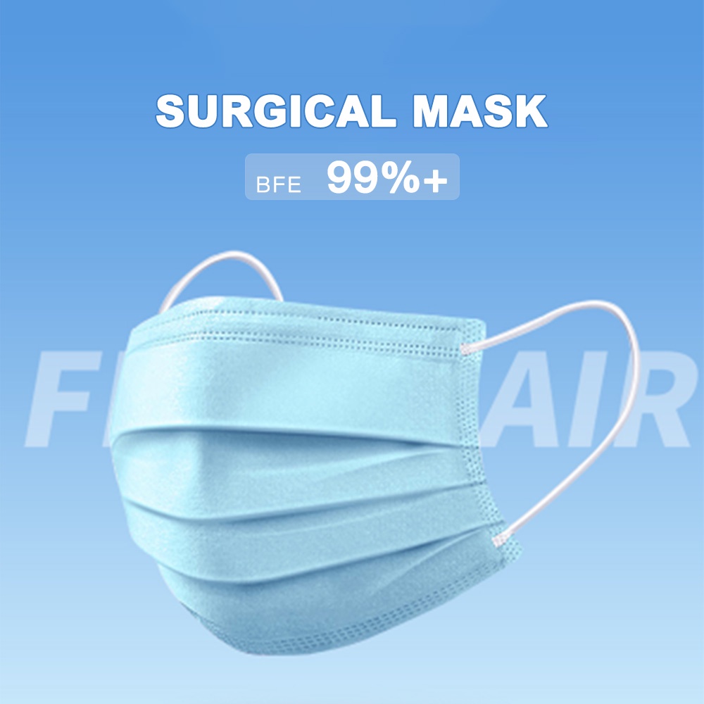 Medical Surgical Mask 3 Ply BFE 99% 10pcs | Shopee Malaysia