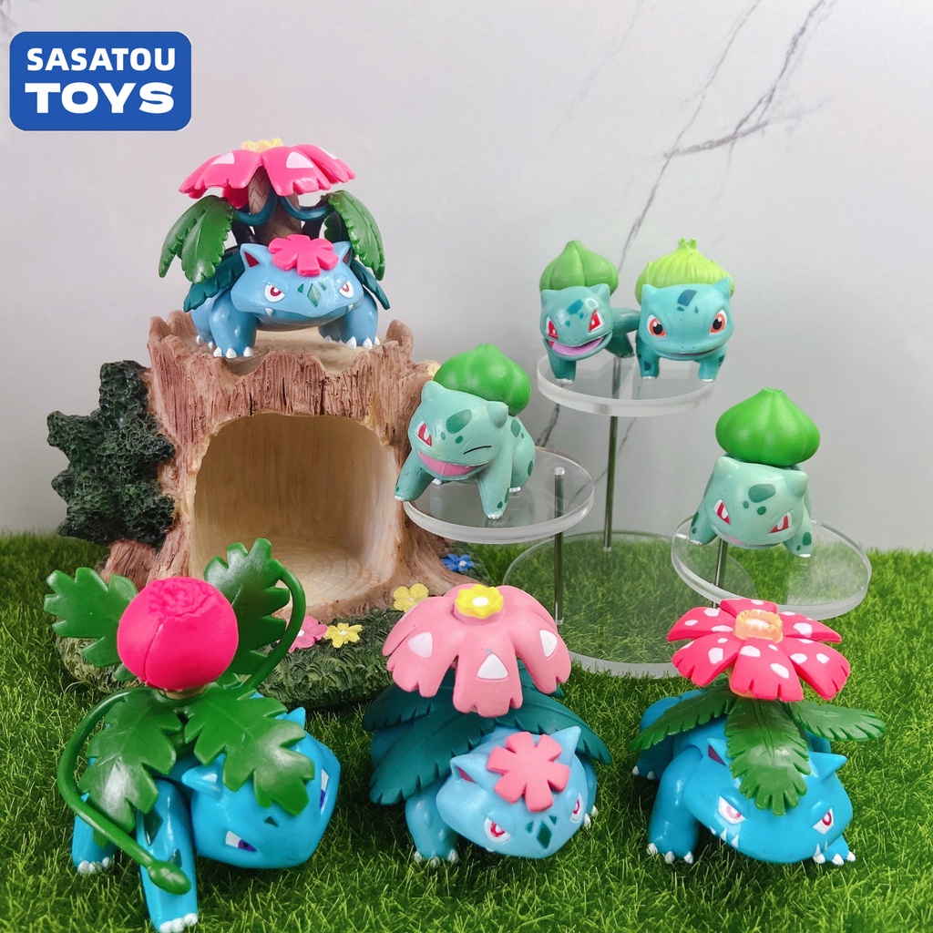 Pokemon Figure Bulbasaur Ivysaur Venusaur Mega Venusaur Figures Pokemon ...