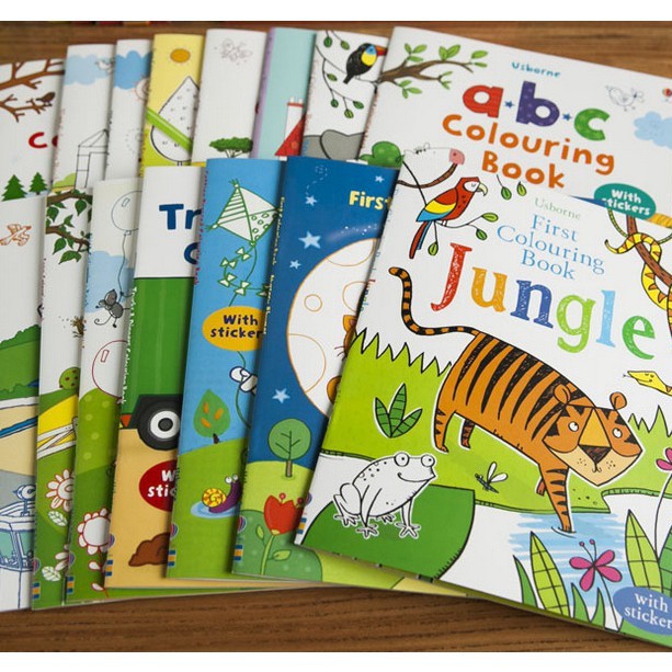 # Ready Stock # 4 In 1 Colouring Book Kids Early Learning Educational ...