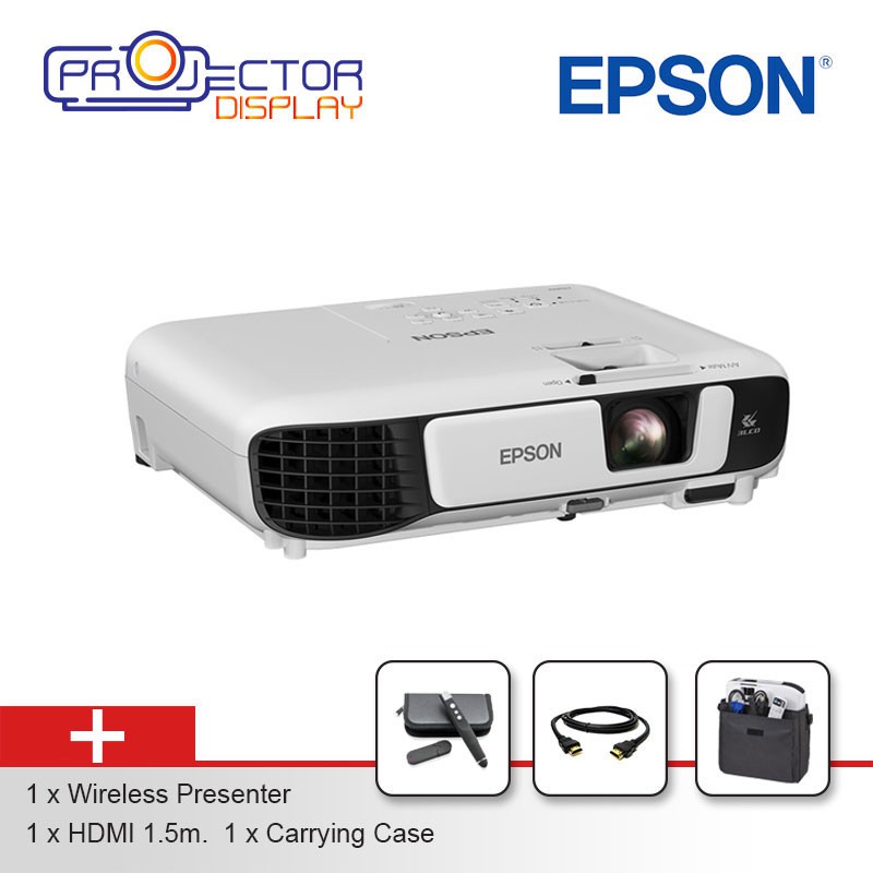 Epson EB-S41 SVGA 3300 Ansi Lumens 3LCD WIFI / Wireless (Optional