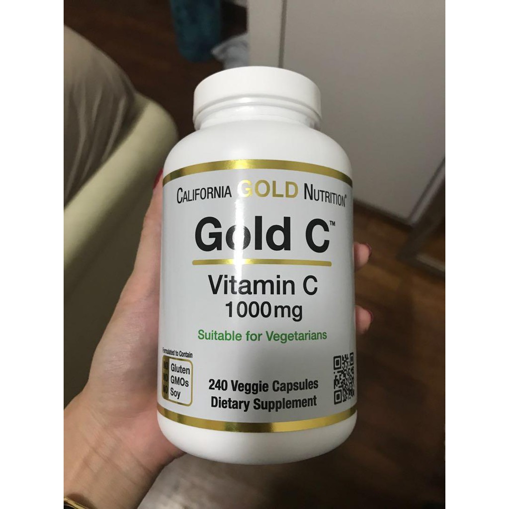 Ready Stock Kl California Gold Nutrition Gold C Vitamin C 1000 Mg 60 And 240 Veggie