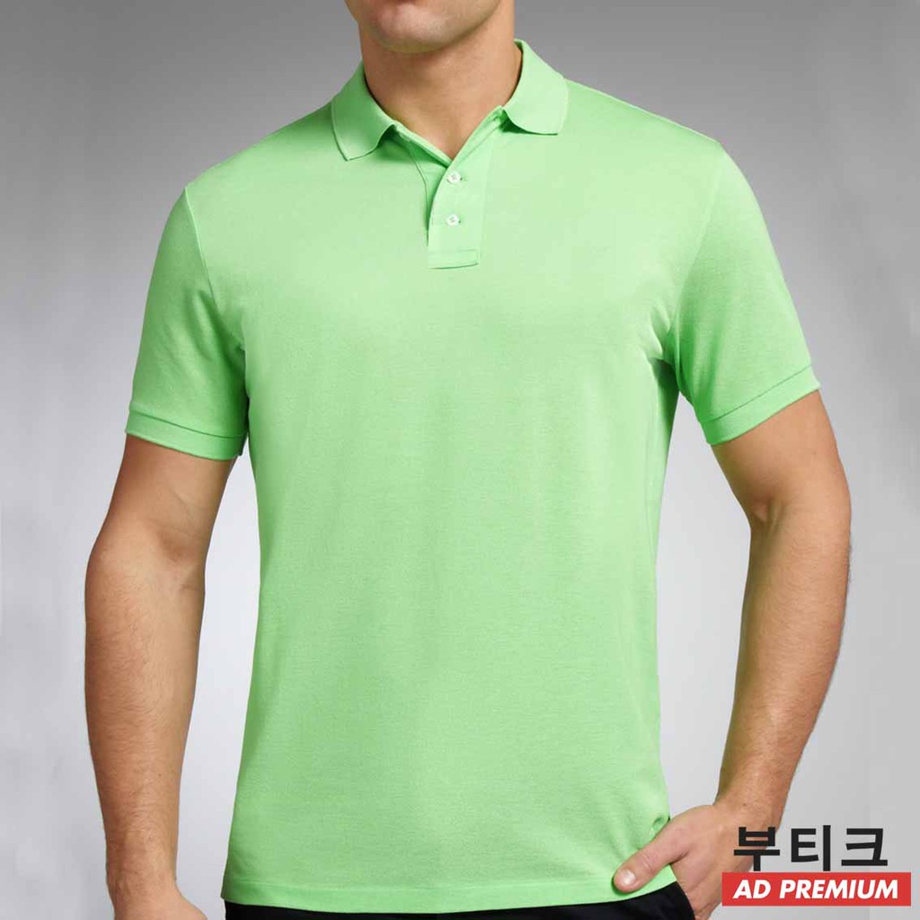 AD Premium Lime Green Polo Shirt UNISEX Men Casual Polo Tee