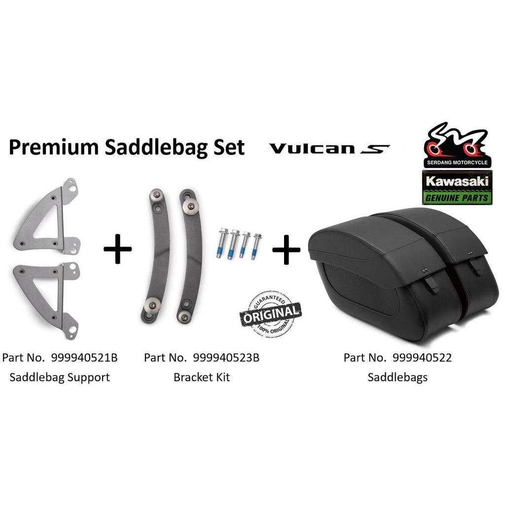 Premium Saddlebag SET Kawasaki Vulcan S Genuine Original Shopee Malaysia