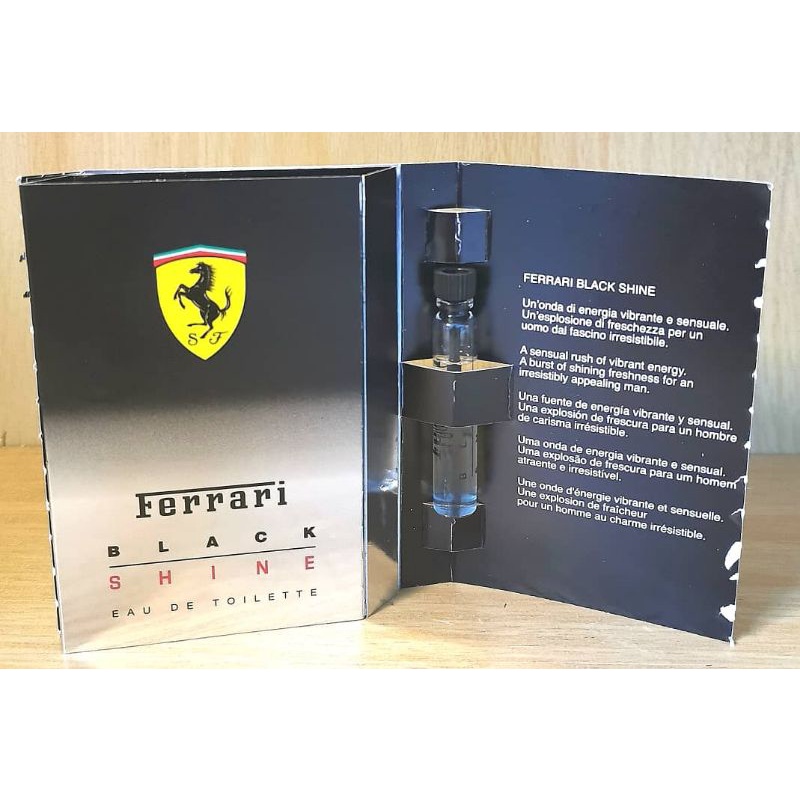 Scuderia Ferrari Black Shine by Ferrari_Men Vial Perfume