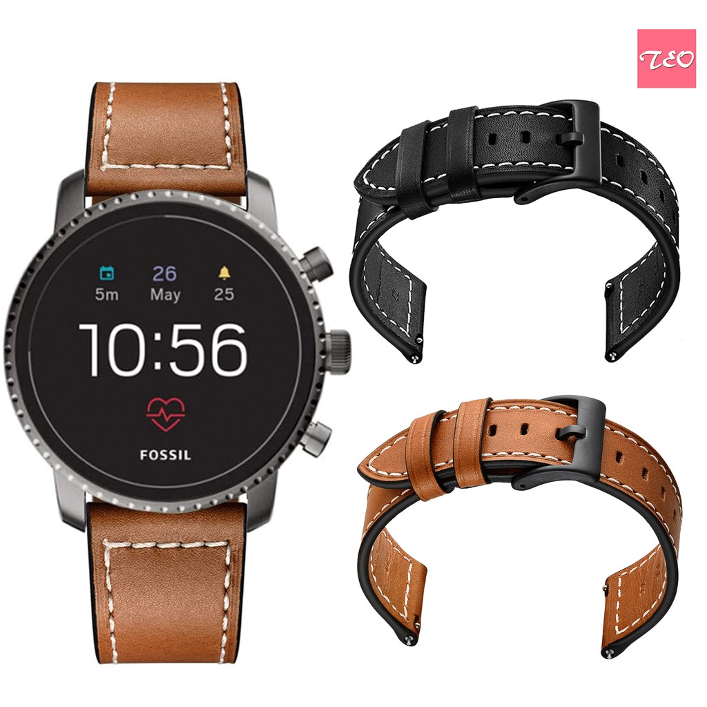 Fossil q explorist band on sale size