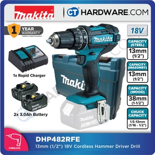 Makita dhp482rfe deals