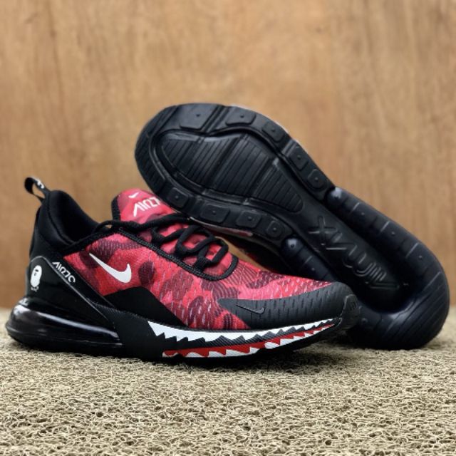 READY STOCK AIR MAX 270 BAPE red Shopee Malaysia