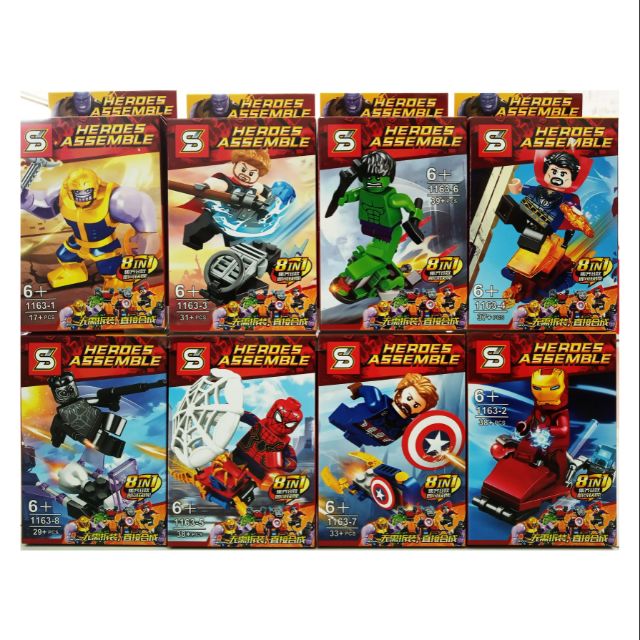 Heroes assemble 8 in 1 new arrivals