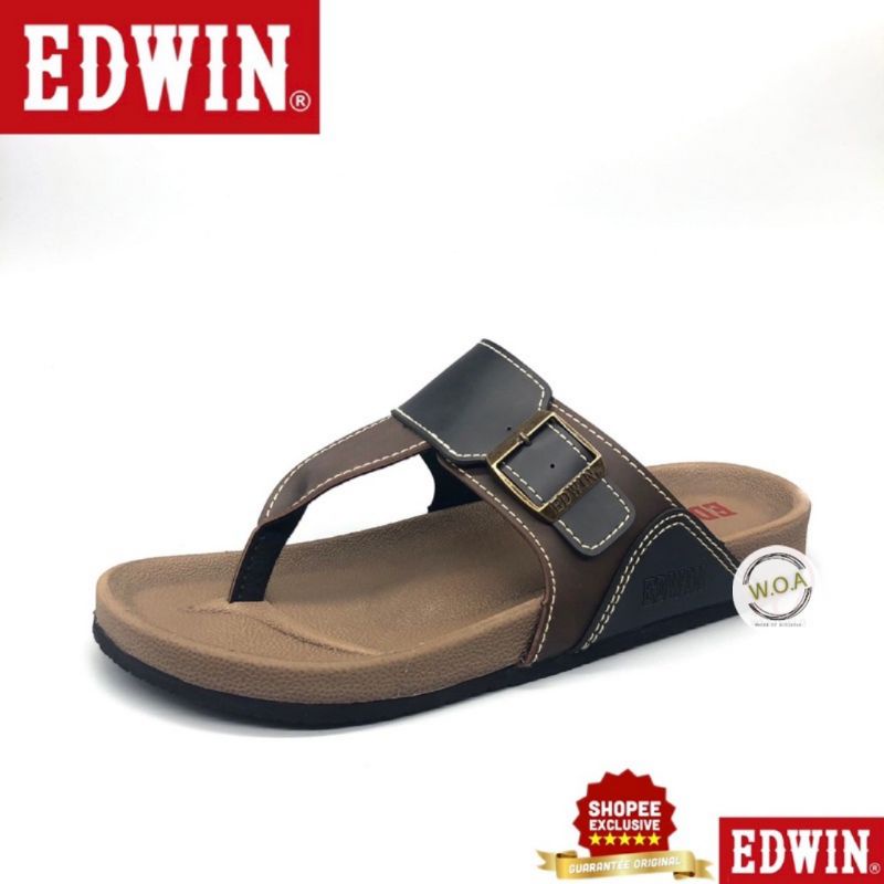 🔥NEW ARRIVALS🔥 EDWIN SIGNATURE MEN SANDAL ( E10470 ) | Shopee Malaysia