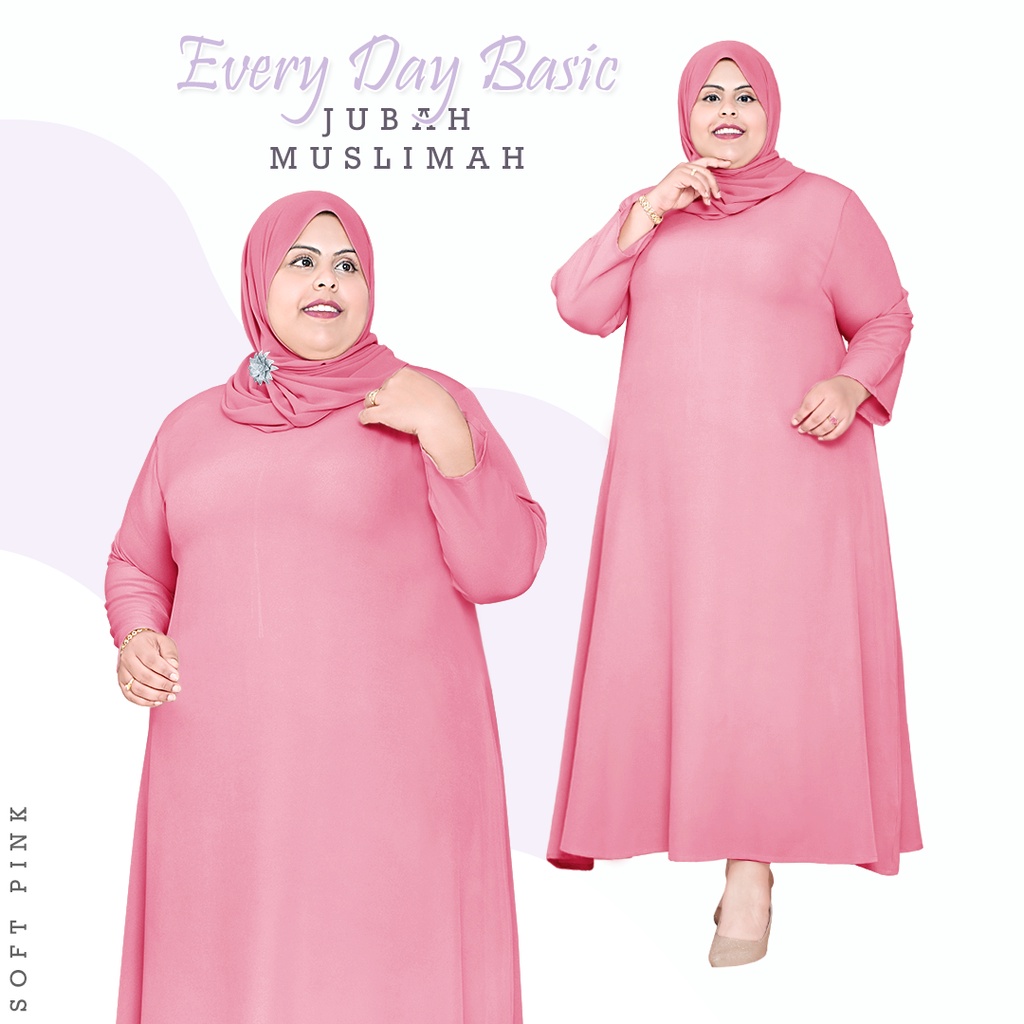 Jubah muslimah 2024 plus size