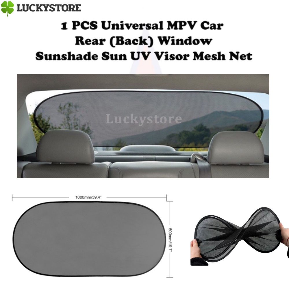 Window Sun Shade Foldable Jumbo Laser Mesh Shade For Car Windshield 