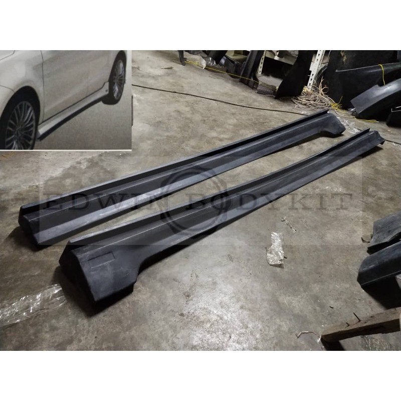 Preve Suprima R3 Side Skirt Pu Bodykit Tepi Skirt Lip Pu material ...