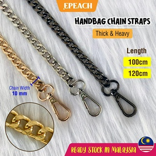 120cm Handbag Metal Chains For Bag With Buckles Shoulder Bags Accessories