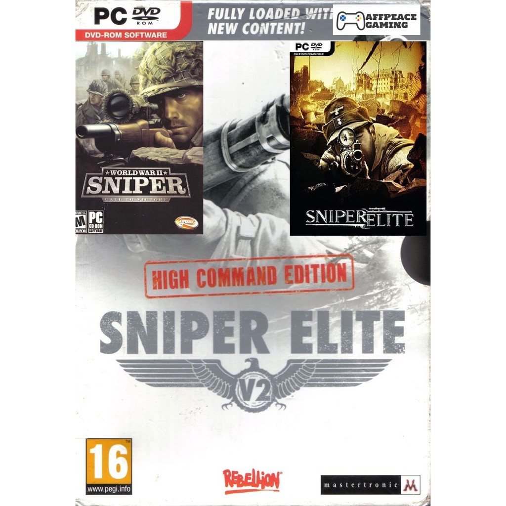 (PC GAME) 3 IN 1 Sniper Elite 1, Sniper Elite 2, World War II Sniper ...