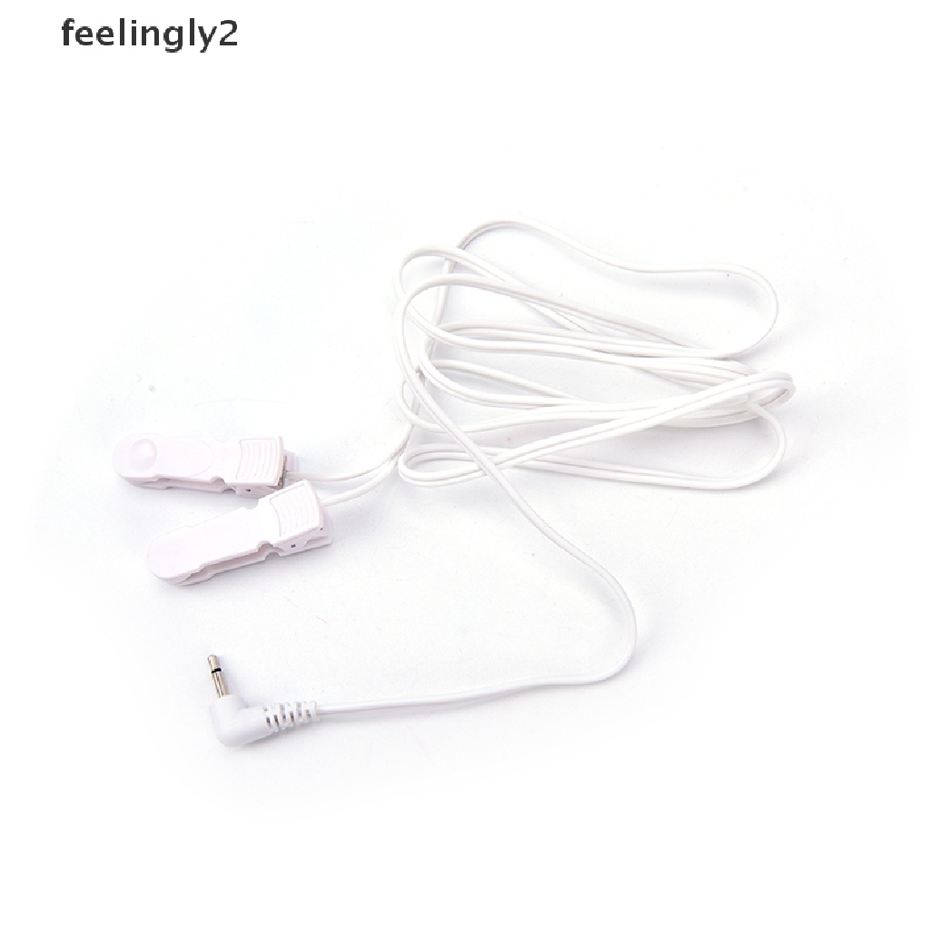 [feel] Electrode Lead Wires with 2 Ear Clips for Tens Therapy Machine