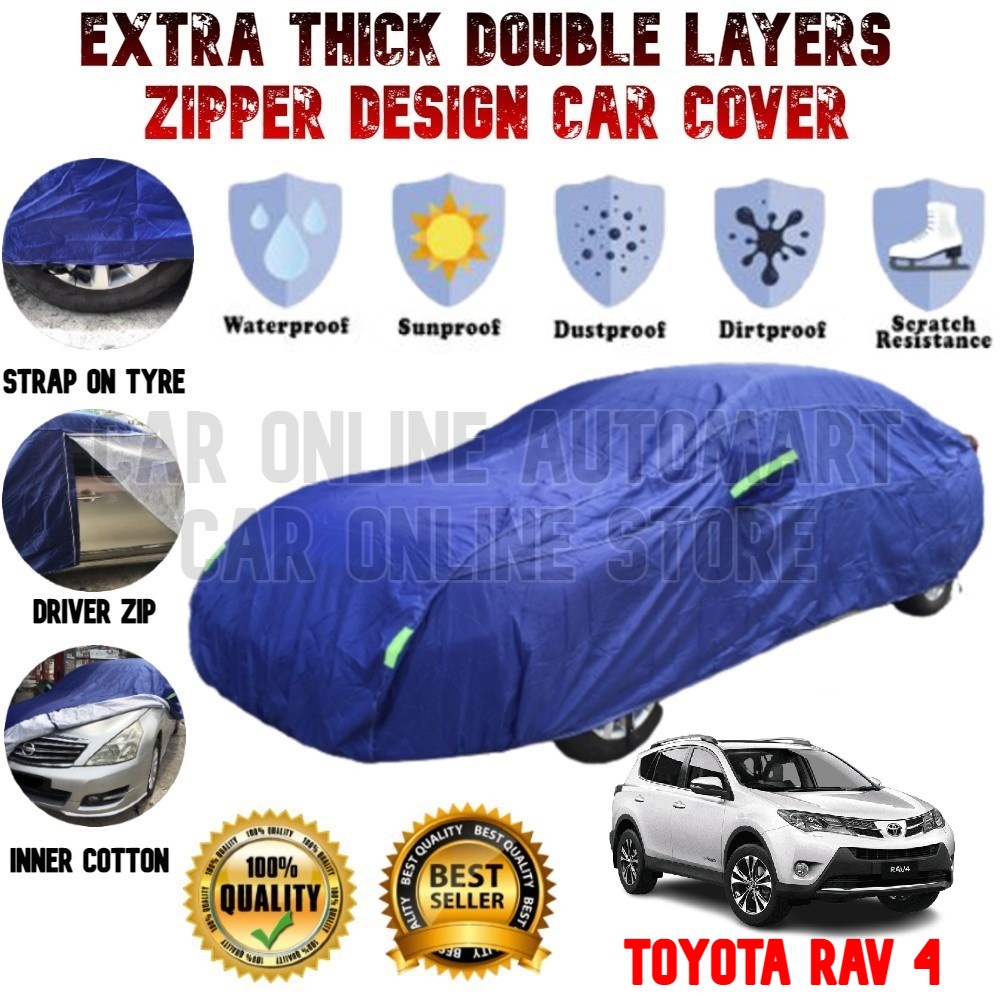 TOYOTA RAV 4 YXL Penutup Kereta Outdoor Indoor Hight Quality Extra