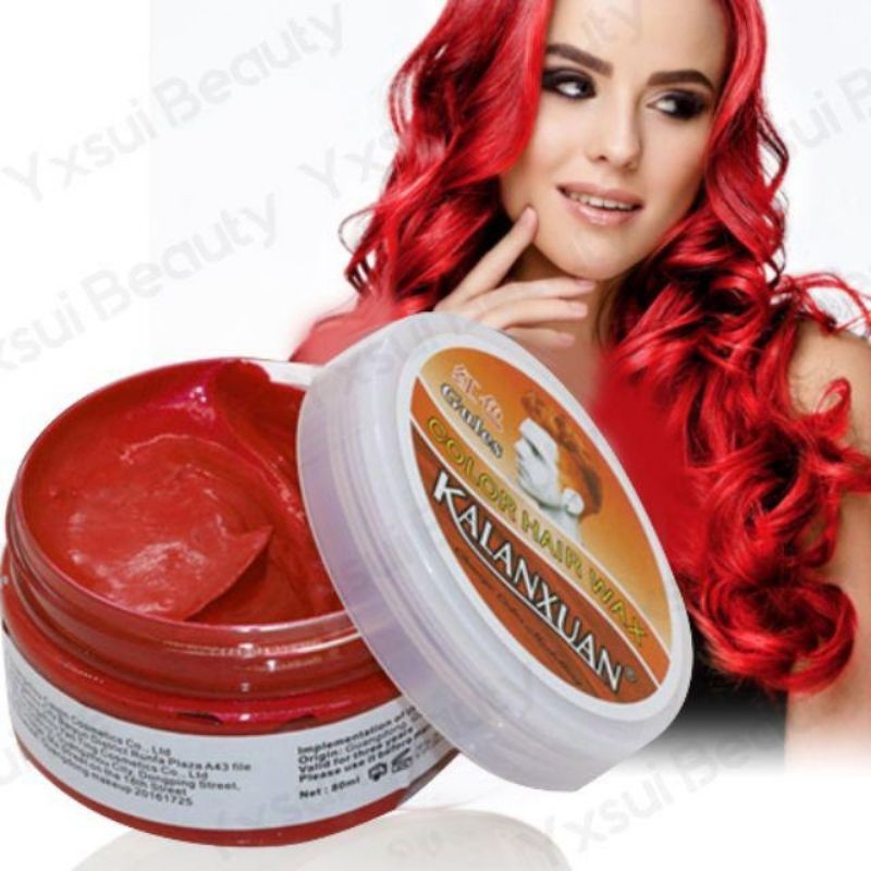 [Kalanxuan] Pomade Colour Temporary Hair Wax Colour Shopee Malaysia