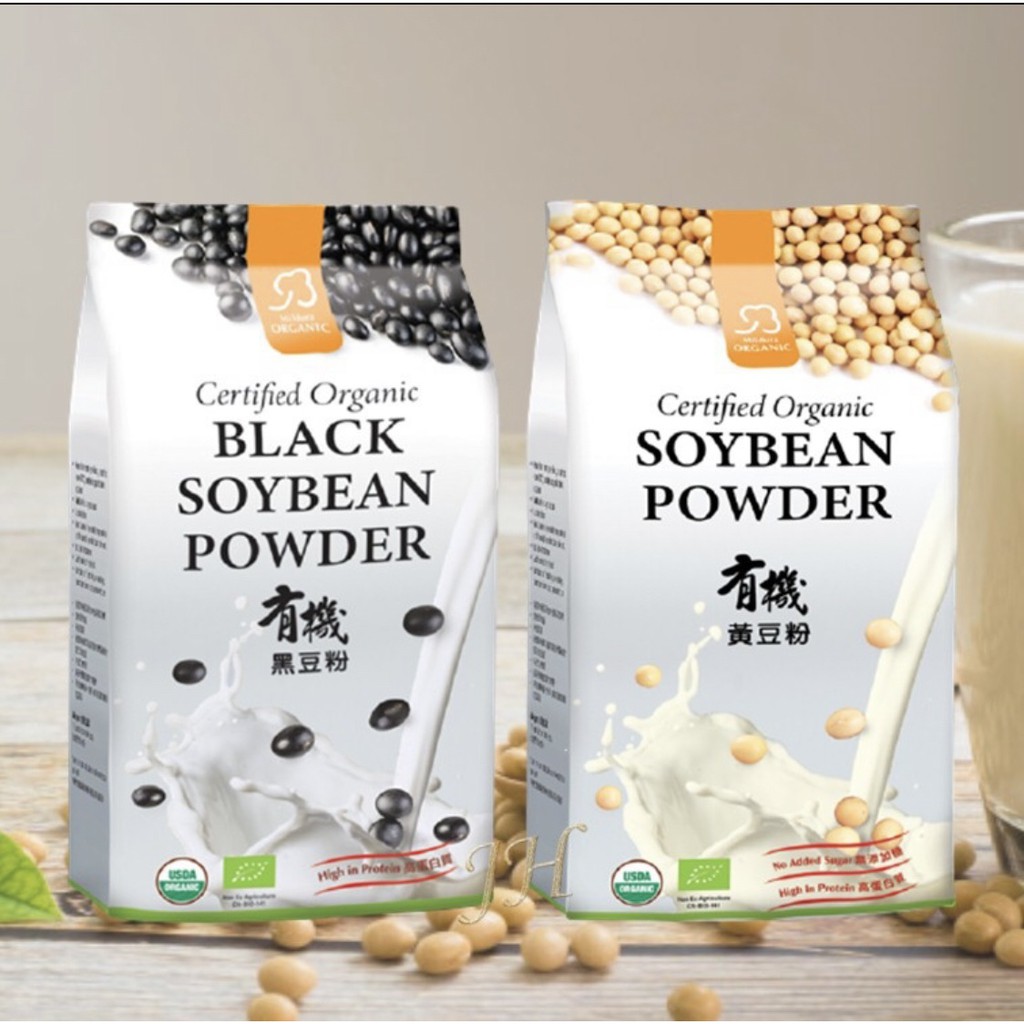 COSWAY Mildura Organic Pure Soybean Powder / Black Soybean Powder (500g