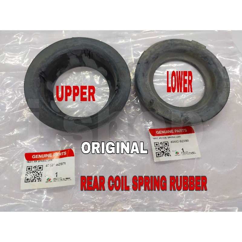 COIL SPRING RUBBER ORIGINAL PERODUA AXIA BEZZA (REAR/UPPER)(REAR/LOWER