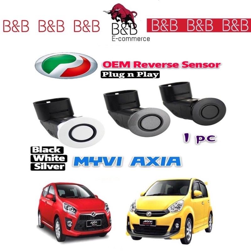 Reverse Parking Sensor Perodua Daihatsu Myvi Viva Alza Axia PDC OEM ...