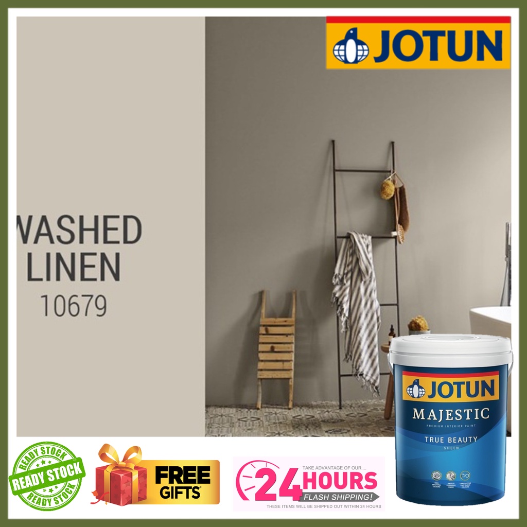 JOTUN 10679 WASHED LINEN Majestic True Beauty Sheen 5 Liter /Cat Dalam