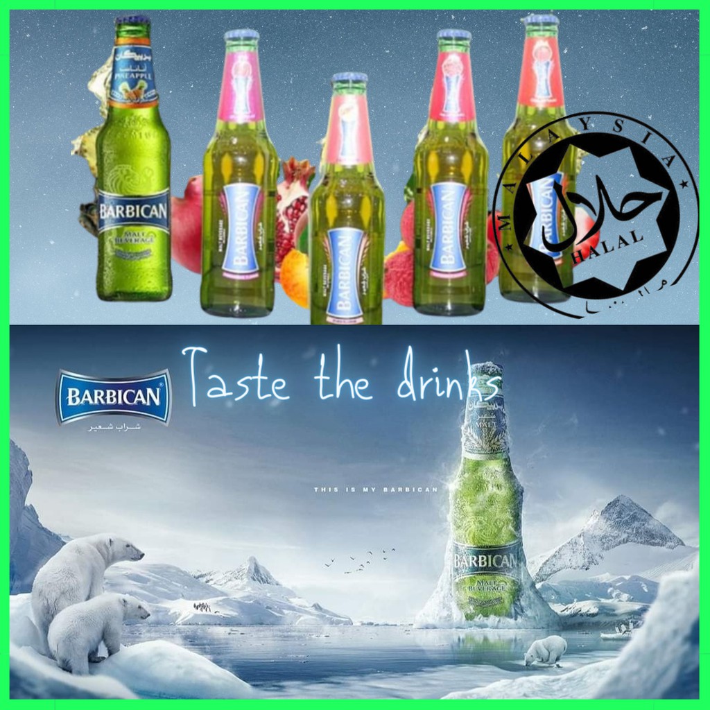 Barbican Drinks 330ml (halal) drink juice air minuman water