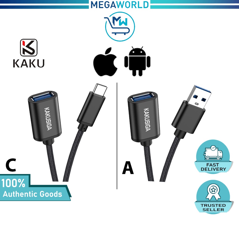 Kaku Usb C Usb A To Usb Adapter Type C Otg Cable Usb C Male To Usb A Female Cable Extension