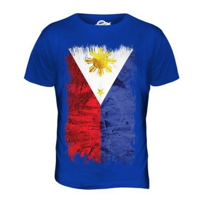 Philippines Grunge Flag Mens Tshirt Tee Pilipinas Philippine Filipinas ...