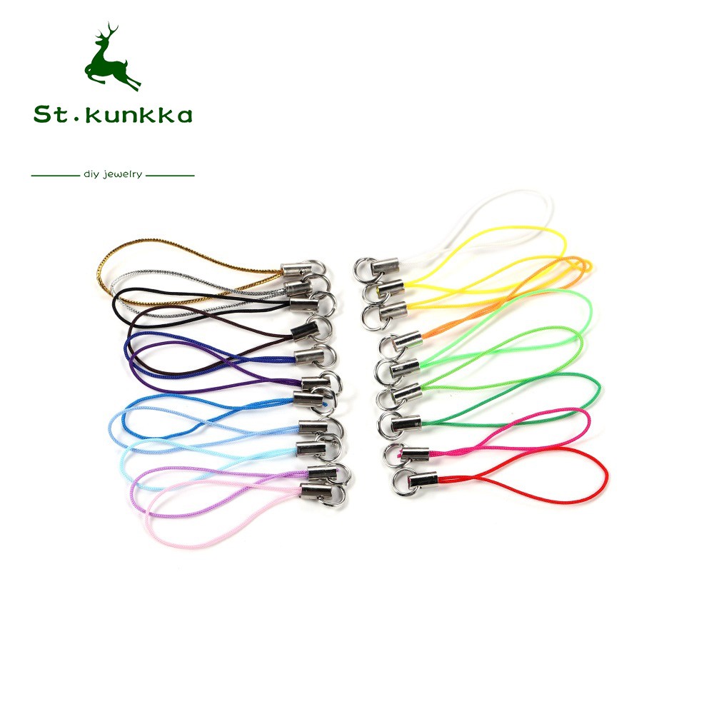 St Kunkka Ready Stock Pcs Pack Tali Telefon Handphone Strap Doll Wire Open Jump Ring Cord For