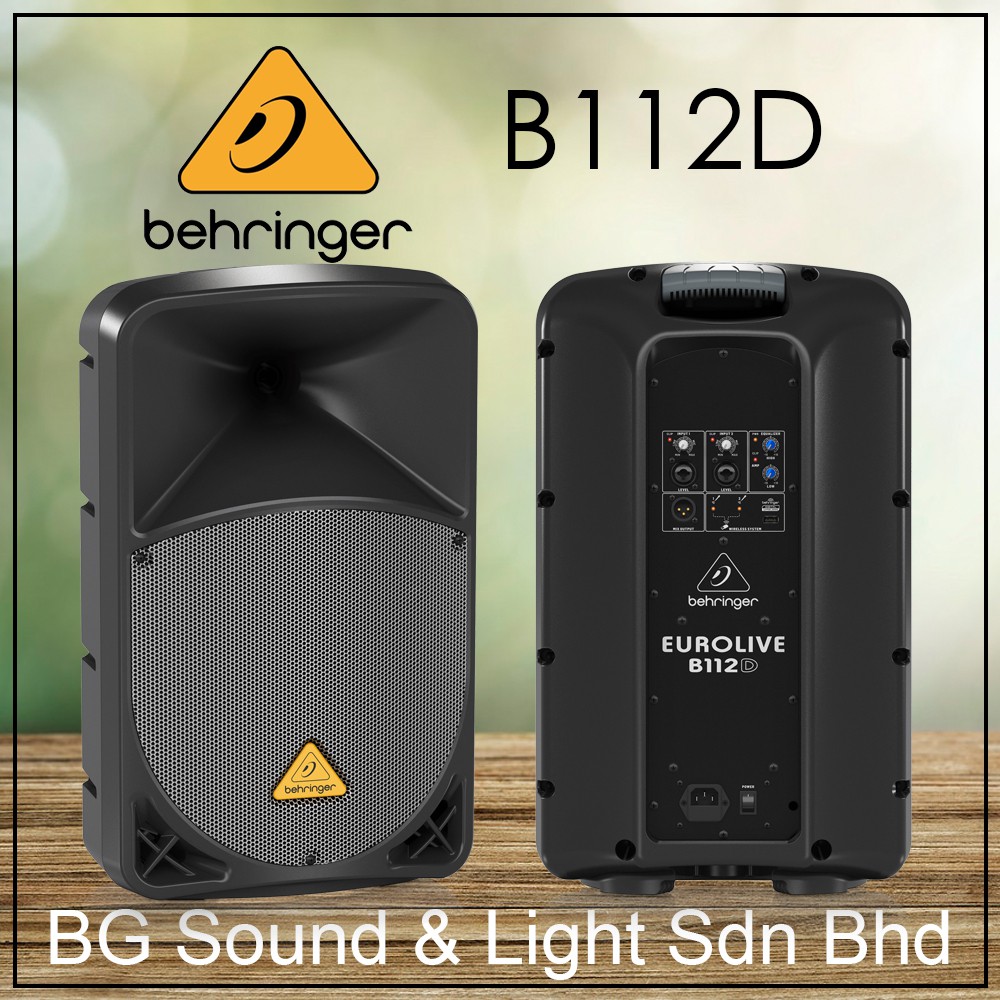 Behringer eurolive hot sale b112d bluetooth