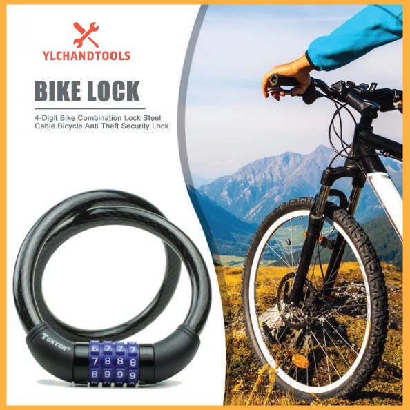 4 digit hot sale bike lock