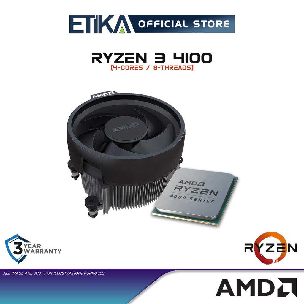 Ryzen 4100 Specs AMD 3200G Ryzen AM4 Processor With Wraith